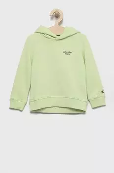 Детская толстовка Calvin Klein Jeans, зеленый