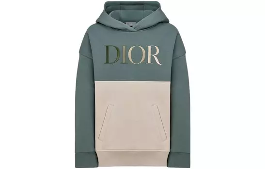 Детская толстовка Dior, зеленый