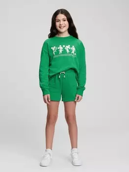 Детская толстовка Gap, зеленый