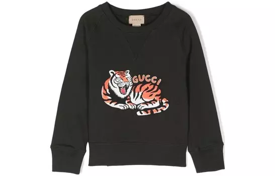 Детская толстовка Gucci, темно-серый