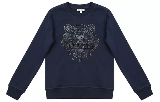 Детская толстовка Kenzo, темно-синий