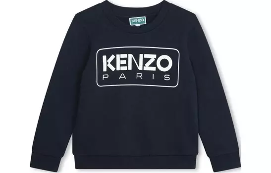 Детская толстовка Kenzo, темно-синий