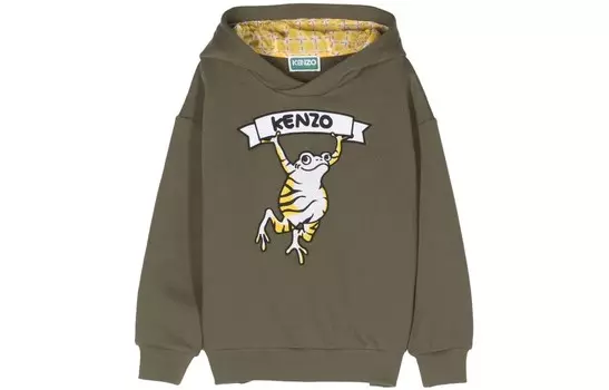 Детская толстовка Kenzo, зеленый