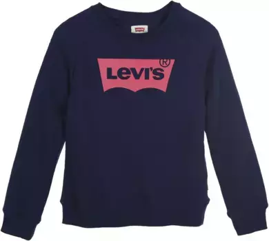 Детская толстовка Levi's "BATWING CREWNECK SEATSHIRT", для ДЕВОЧЕК Levi'S Kids, синий
