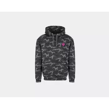 Детская толстовка с капюшоном Camo Green TENNIS ACADEMY, зеленый/розовый
