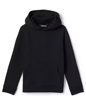 Детская толстовка с капюшоном Lands' End, черный