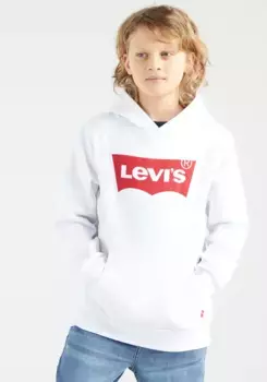 Детская толстовка с капюшоном Levi's "LVB BATWING PULLOVER HOODIE", для МАЛЬЧИКОВ Levi'S Kids, белый