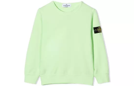 Детская толстовка Stone Island, зеленый