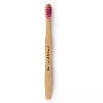 Детская зубная щетка Humble Brush с ультрамягкой щетиной фиолетового цвета The Humble Co
