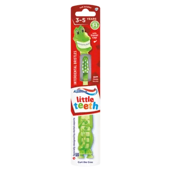 Детская зубная щетка мягкая, 1 шт. Aquafresh Little teeth