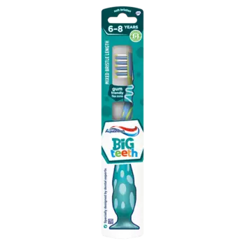 Детская зубная щетка мягкая, 1 шт. Aquafresh Big teeth brush