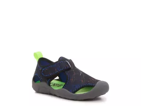 Детские аквашузы Lil Aqua Shark Mix No. 5, Black/Blue/Green
