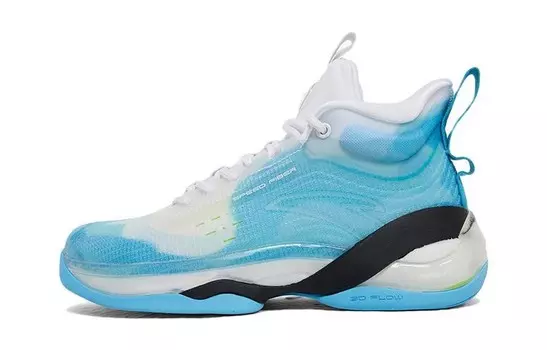 Детские баскетбольные кроссовки GS High-top Anta Белый / Прозрачный Весенний Синий / Эльф Желтый Anta Kids