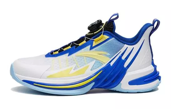 Детские баскетбольные кроссовки GS High-top белые/ярко-синие Anta Kids