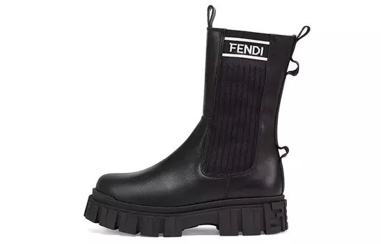 Детские ботинки Fendi, черный