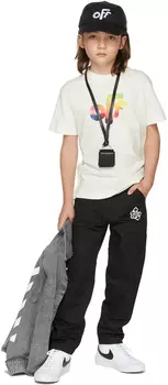 Детские черные брюки Carpenter Off-White