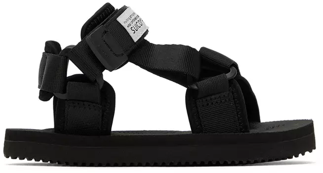 Детские черные сандалии DEPA-2 Suicoke