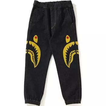 Детские джинсы A Bathing Ape, темно-синий