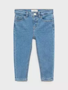 Детские джинсы elena slim fit Mango, цвет Open Blue