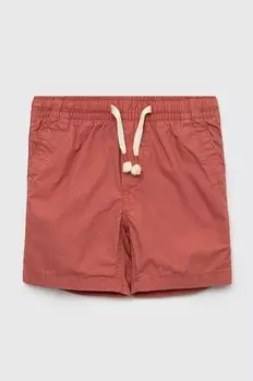 Детские хлопковые шорты GAP, красный