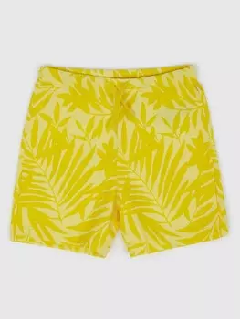 Детские хлопковые шорты Gap, желтый