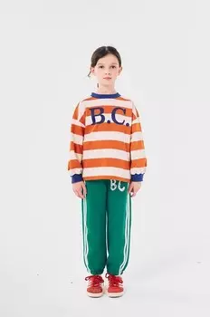 Детские хлопковые спортивные штаны Bobo Choses, зеленый