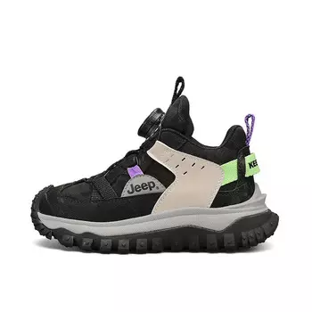 Детские кеды Kids High-top бежевые Jeep, черный