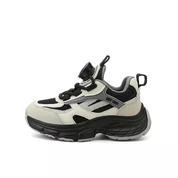 Детские кеды Kids Low-top Серые Jeep, цвет Panda white/gray