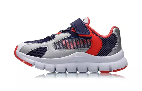 Детские кеды PS Low-top Ribbon Blue/Silver Grey Lining Young