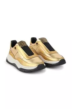 Детские кожаные кроссовки Marc Jacobs, золотой