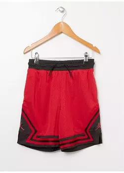 Детские красные шорты с завязками 95B136-R78 JDB AIR DIAMOND SHORT Nike