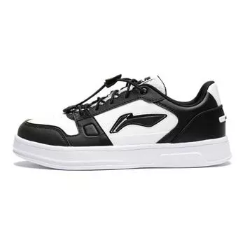 Детские кроссовки для скейтбординга Flame Ignition V2 GS Low-top Белые/черные Lining Young, белый/черный