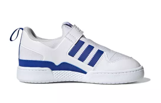 Детские кроссовки для скейтбординга FORUM PS Low-top Белый/Королевский синий Adidas Originals