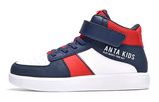 Детские кроссовки для скейтбординга GS Mid-top Синие/белые/красные Anta Kids