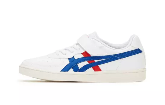 Детские кроссовки для скейтбординга GSM PS Low-top белые/синие/красные Onitsuka Tiger
