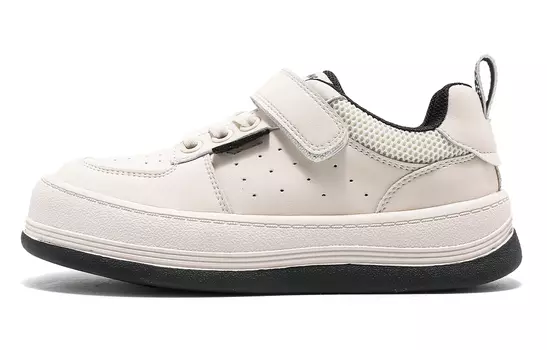 Детские кроссовки для скейтбординга Kids Low-top бежевый/черный C°Banner, бежевый/черный