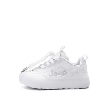 Детские кроссовки для скейтбординга Kids Low-top White Jeep, белый