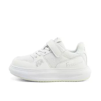 Детские кроссовки для скейтбординга Kids Low-top бежевые Jeep, белый