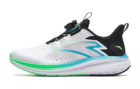 Детские кроссовки GS Low-top ANTA Белые/черные/озерно-голубые Anta Kids