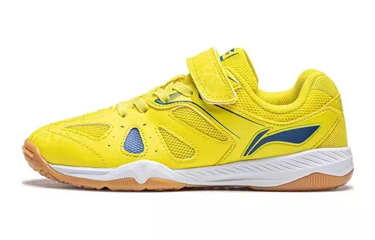 Детские кроссовки GS Low-top белые и желтые Lining, белый/желтый