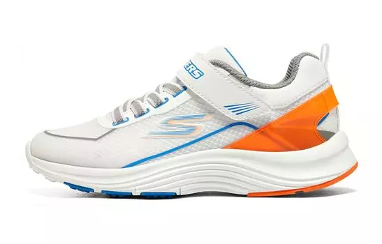 Детские кроссовки GS Low-top Белые/оранжевые Skechers, белый/оранжевый