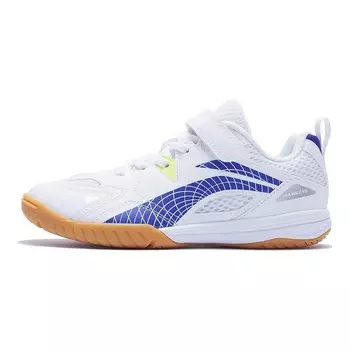 Детские кроссовки GS Low-top белые/синие Lining, белый/синий