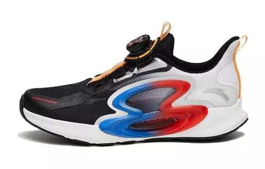 Детские кроссовки GS Low-top Black And White Silver Anta Kids