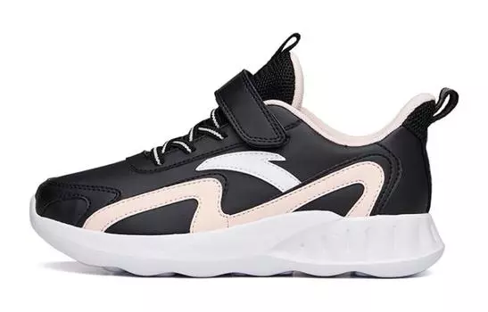Детские кроссовки GS Low-top Black Anta Kids, черный/розовый