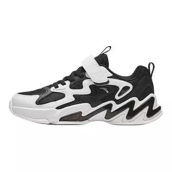 Детские кроссовки GS Low-top Black/White Anta Kids, черный/белый