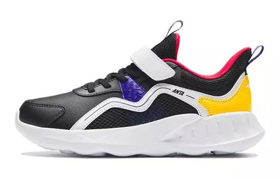 Детские кроссовки GS Low-top черные/желтые Anta Kids, черный/желтый