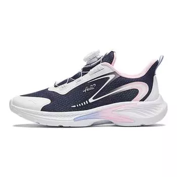 Детские кроссовки GS Low-top New Ink Blue / Pool Blue / Cute Pink Anta Kids, розовый