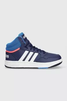 Детские кроссовки HOOPS MID 3. K adidas Originals, синий