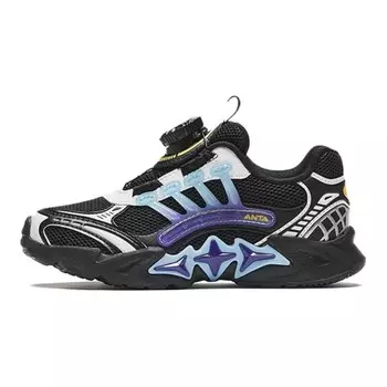 Детские кроссовки Kids Low-top Black/White Anta Kids, черный/белый