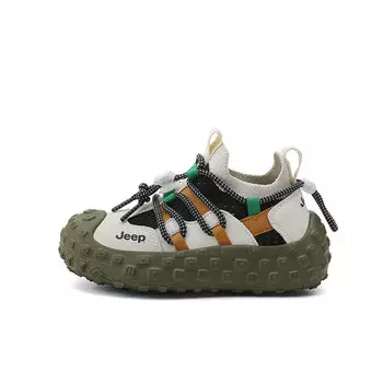 Детские кроссовки Kids Low-top Green Jeep, зеленый